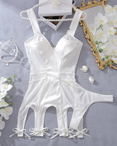 Irregular Bow Hem Mini Dress